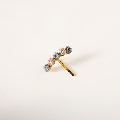 つらなり結（むすび）｜ヘアゴム、ポニーフック