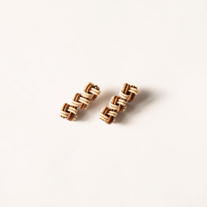 Triple Checkered Pattern | Earrings