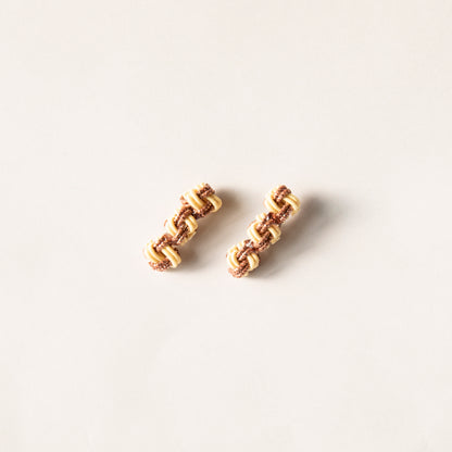 Triple Checkered Pattern | Earrings