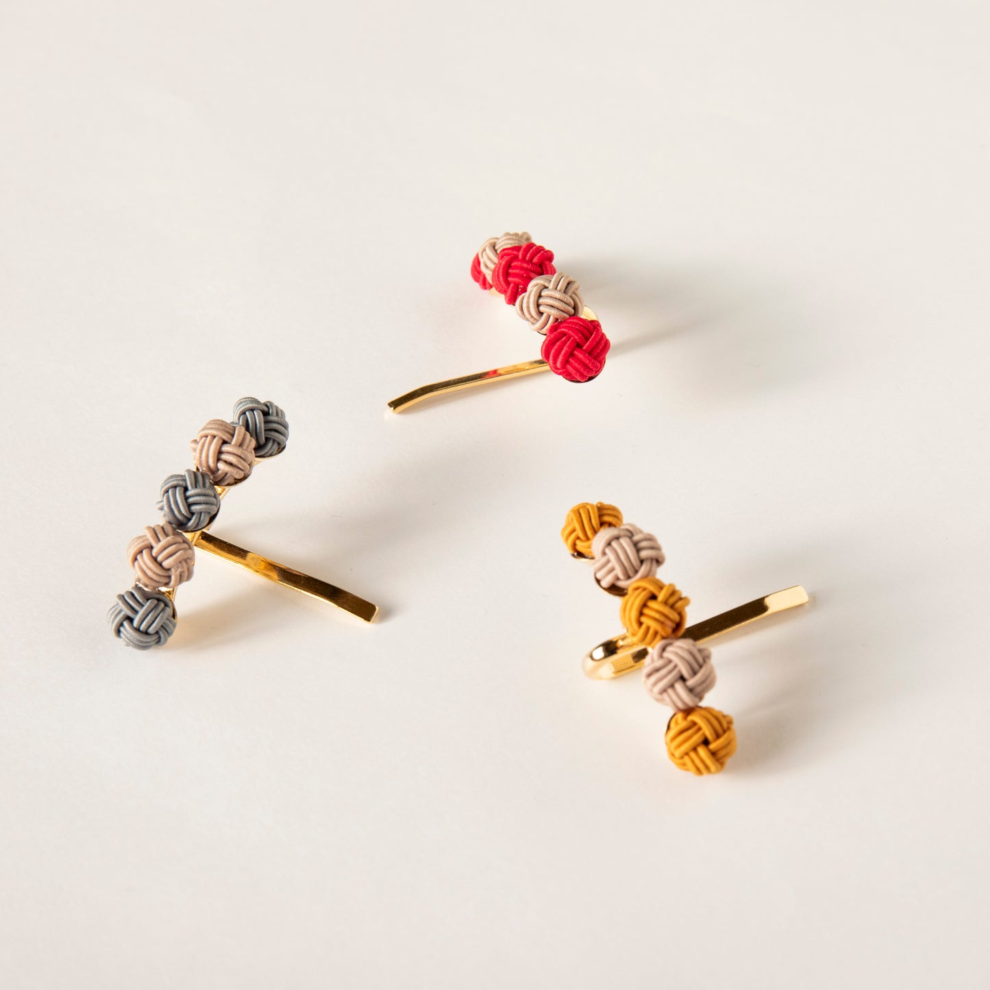 つらなり結（むすび）｜ヘアゴム、ポニーフック