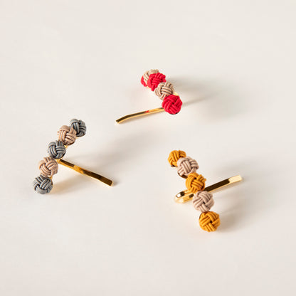 つらなり結（むすび）｜ヘアゴム、ポニーフック