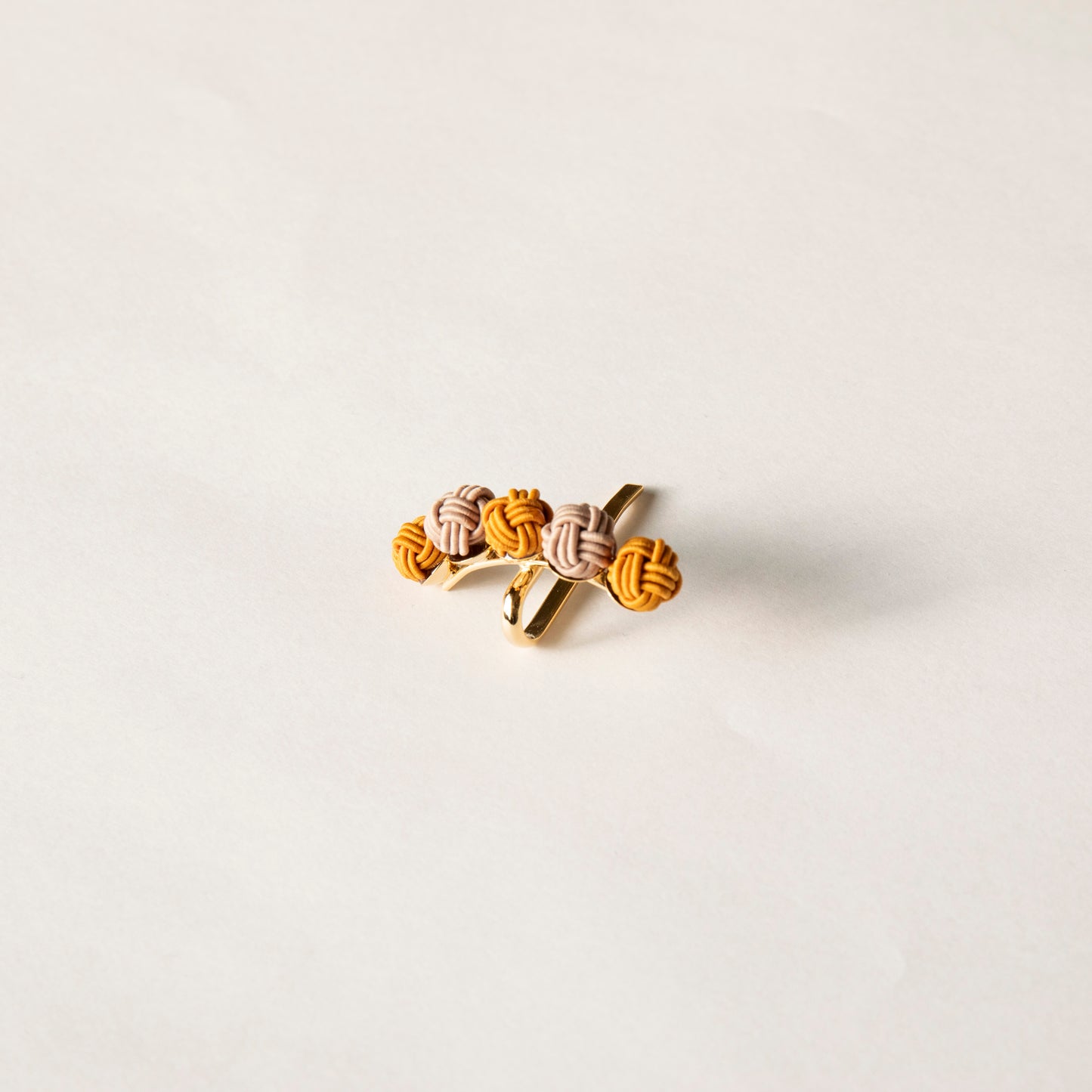 つらなり結（むすび）｜ヘアゴム、ポニーフック