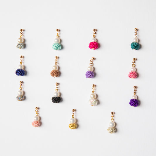 雪だるま｜耳飾り