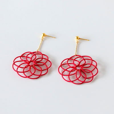 Hana Fûrin (Carillon éolien fleuri) | Boucles d'oreilles